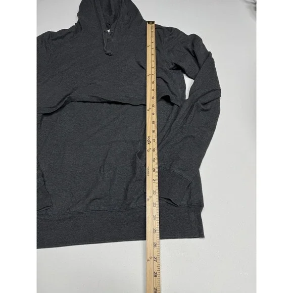 2 Latched Mama Purple Cowl Neck And Hooded Gray Sweatshirt size Large - Picture 3 of 15